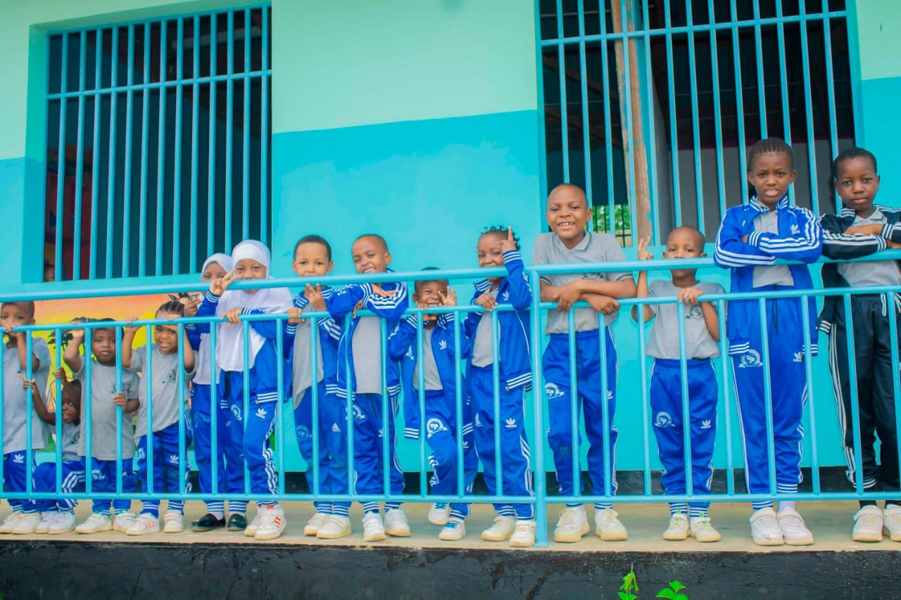 Students at Marie Peter's School